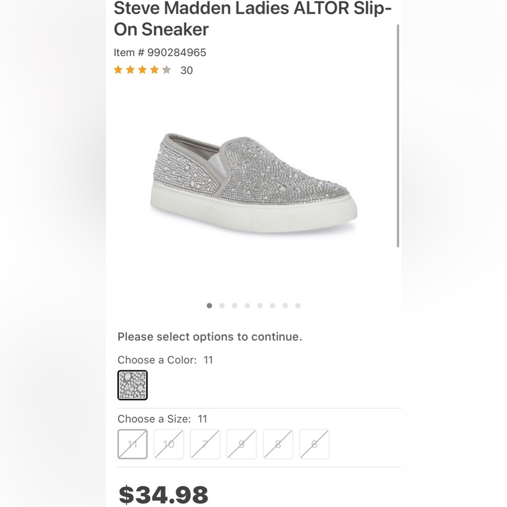 Steve Madden ALTOR slip on sneaker